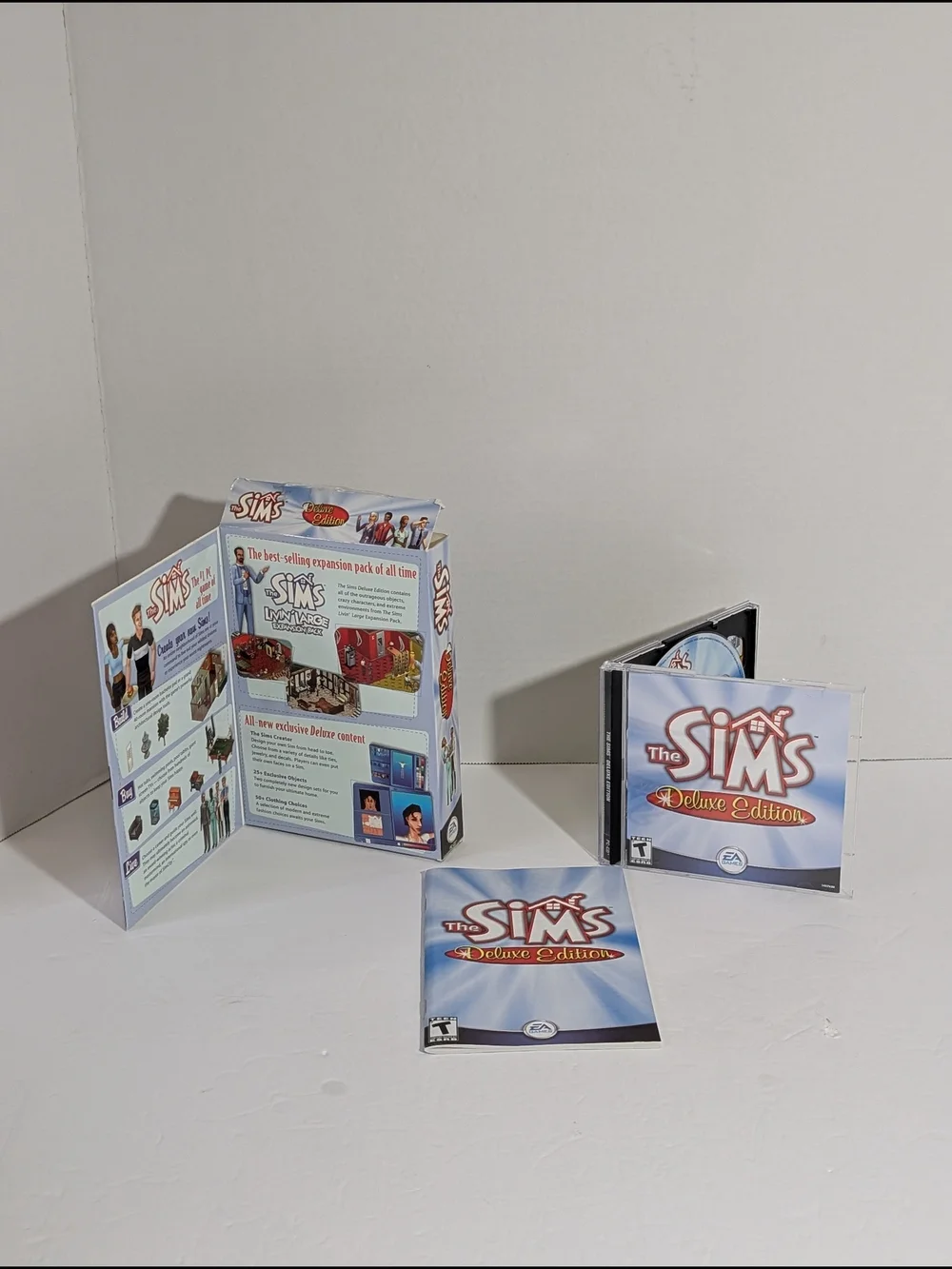 The Sims Deluxe Edition PC Game - Blue Cover